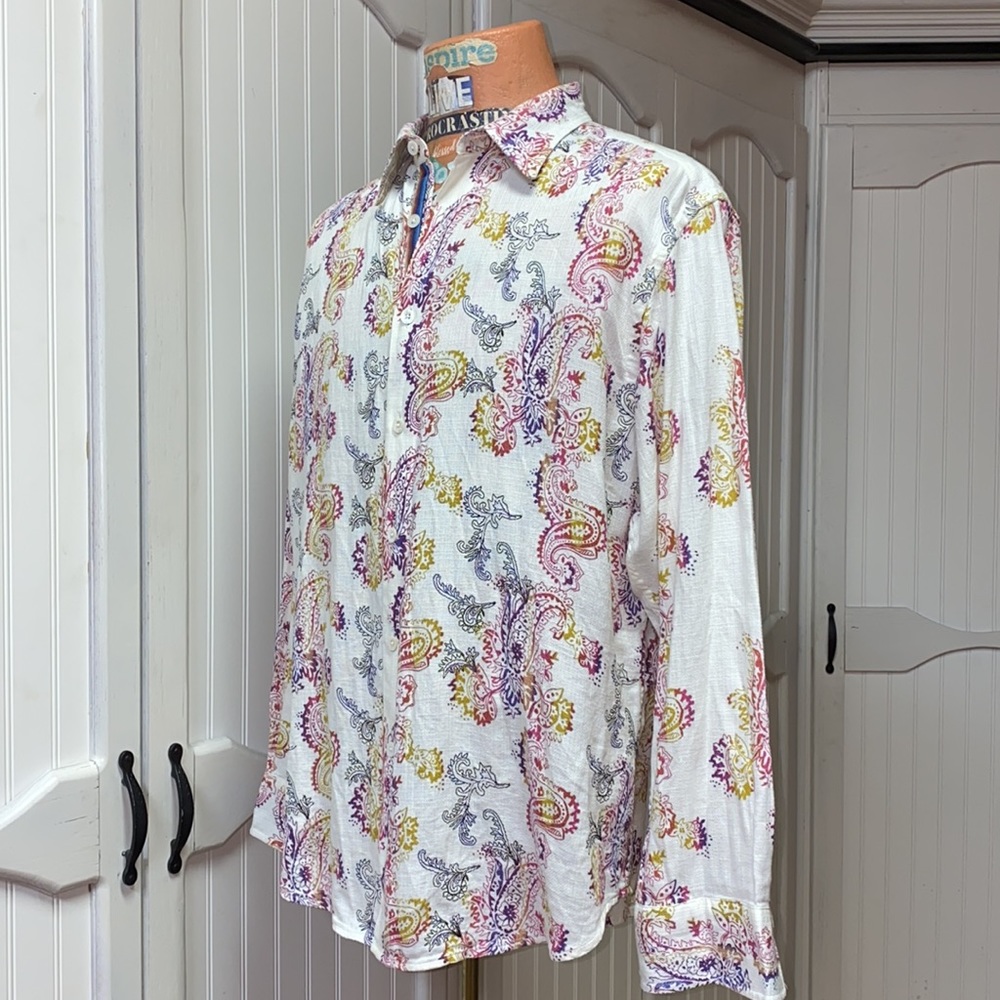 Robert Graham Multicolor Paisley Casual Button Down Shirt - Picture 7 of 11